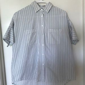 Madewell striped button up
